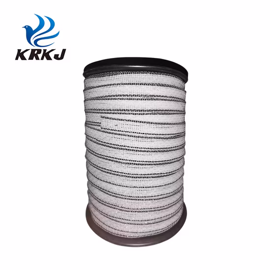 Polytape für alle Arten von Nutztieren, Edelstahlleiter, Elektrozaun, 12 mm, 20 mm, 40 mm, Großbritannien, Irland, 1/2 Zoll