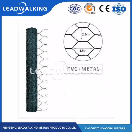 Verzinktes sechseckiges Drahtgeflecht für Geflügelkäfige, Gärten und Kinderspiele